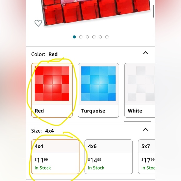 *NEW* Isaac Jacobs Jewel Frames (set of 2 - red and green) - Picture 7 of 8